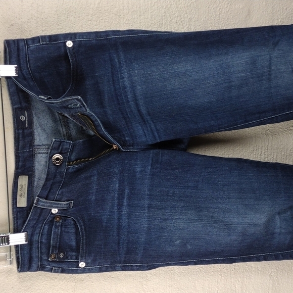 AG Adriano Goldschmied The Stilt Blue Dark Wash Cigarette Leg Ankle Jean - Picture 4 of 11